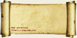 Arsenije Jednak vizit kartica